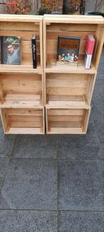 Stevige originele houten kisten, bakken, Ophalen, Zo goed als nieuw