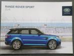 Land Rover  Range Rover Sport SVR UK 2015 brochure, Boeken, Auto's | Folders en Tijdschriften, Ophalen of Verzenden