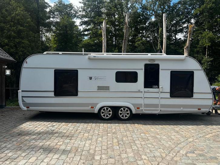 Tabbert verdi met stapelbed, Caravans en Kamperen, Caravans, Bedrijf, tot en met 6, Rondzit, Tabbert, Omvormbare zithoek, Stapelbed
