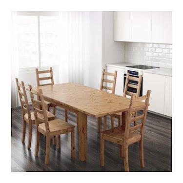Groot Nieuw Uitschuifbare Eettafel + 8 stoelen met zitkussen, Huis en Inrichting, Complete eetkamers, Zo goed als nieuw, Ophalen