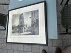albert Goethals tekening Furnes grand place 87/150, Antiek en Kunst, Kunst | Etsen en Gravures, Ophalen of Verzenden