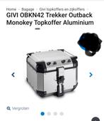 Topkoffer alu givi + plaat, Motos, Accessoires | Valises & Sacs, Utilisé
