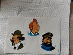 Planche d'autocollants de 3 autocollants tintin, Comme neuf, Tintin, Enlèvement ou Envoi