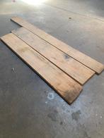 Drie eiken planken 4 á 5 cm dik., Ophalen, Zo goed als nieuw, Eiken