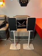 set Sonos Play 5 gen 2 incl standaards, Audio, Tv en Foto, Luidsprekerboxen, Ophalen, Zo goed als nieuw, Front, Rear of Stereo speakers