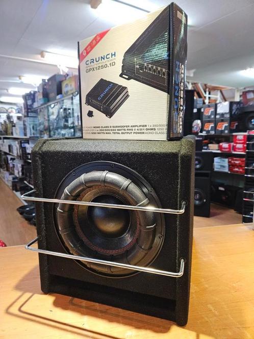 Subwooferset 1250watt 750rms lakro/crunch, Auto diversen, Autospeakers