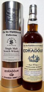 Edradour 2007 signatory vintage whisky, Nieuw, Overige typen, Overige gebieden, Vol