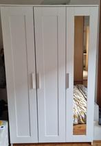 Armoire blanc Ikea, Comme neuf, Avec espace de penderie, 100 à 150 cm, Autres matériaux