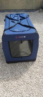 opvouwbare bench / hondentransportbox Blauw XXXL 101x69x70cm, Dieren en Toebehoren, Ophalen, Zo goed als nieuw
