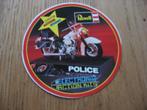 Autocollant vintage pour motos et motos Revell Police, Enlèvement ou Envoi, Neuf, Autres types