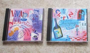 CD's - Chopin and Champagne-Vivaldi for Valentines-Beethoven