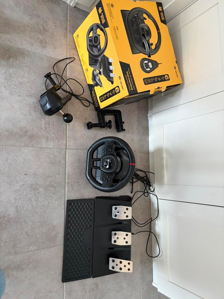 Game zone tracer steering wheel, Games en Spelcomputers, Spelcomputers | Overige, Nieuw, Ophalen