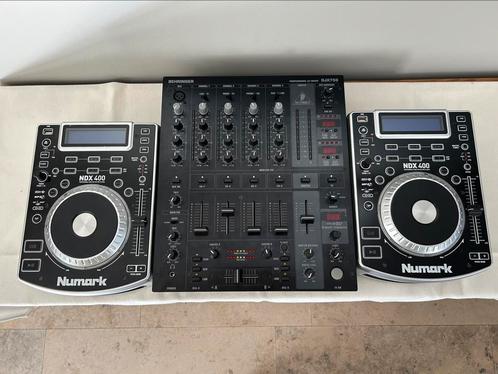 Dj-set: 2x Numark NDX400 + 1x Behringer DJX750, Muziek en Instrumenten, Dj-sets en Draaitafels, Gebruikt, Dj-set, Numark, Ophalen