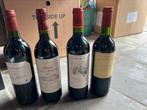 4 Bouteille de Vin rouge millésimes 1999-2002, Collections, Vins, Neuf