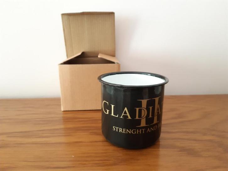 Gladiator II - blikken mok, Verzamelen, Film en Tv, Nieuw, Film, Gebruiksvoorwerp, Ophalen of Verzenden