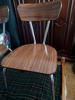 2 stoelen uit formica, jaren '70, heel goede staat, Huis en Inrichting, Stoelen, Ophalen, Zo goed als nieuw