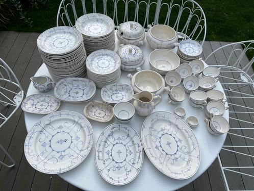Groot servies Boch Copenhague (127 delig), Antiek en Kunst, Antiek | Servies compleet, Ophalen