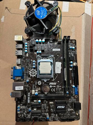 Bundle complet Carte mere + i5 4460 + 8go + ioshield beschikbaar voor biedingen