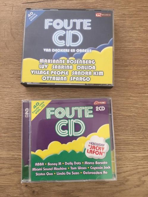 De Foute CD van Deckers & Ornelis & Q-music Vol 1. & Vol 10, Cd's en Dvd's, Cd's | Pop, Ophalen of Verzenden