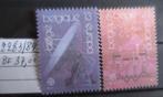 BELGIË 283/84 **/min --- EUROPA, Verzenden, Postfris, Europa, Orginele gom