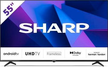 Sharp Aquos 55 inch smart tv  disponible aux enchères