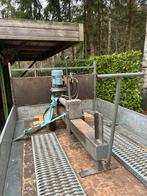 Houtkliefmachine, Ophalen