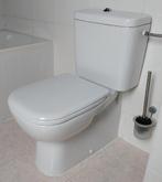 Duravit toilet staand model met reservoir en wc bril, Comme neuf, Toilettes, Enlèvement