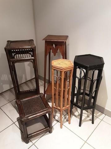 Antieke plantenstaanders  nodig ?    BEKIJK DE FOTO'S  beschikbaar voor biedingen