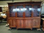 Antieke  Engelse massieve mahonie bibliotheek in, Antiek en Kunst, Antiek | Meubels | Kasten, Ophalen