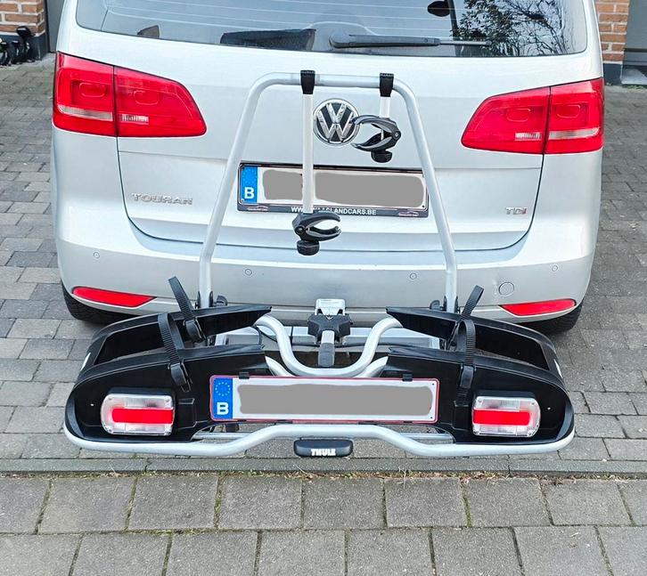 porte-vélos Thule pour deux vélos électriques, Autos : Divers, Porte-vélos, Comme neuf, Enlèvement