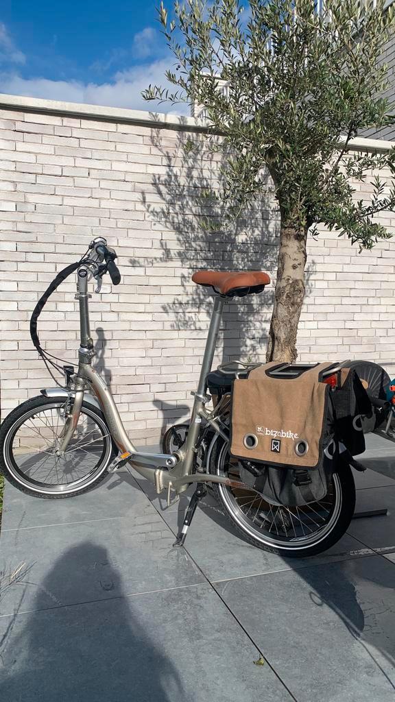 Elektrische vouwfiets, Fietsen en Brommers, Elektrische fietsen, Zo goed als nieuw, Ophalen