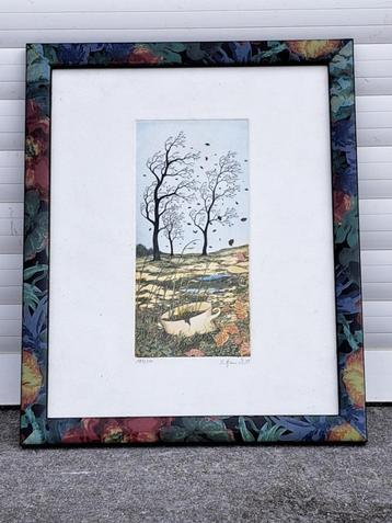 Gravure signe beschikbaar voor biedingen