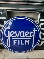 Ancienne plaque émaillée ronde Gevaert Film, Verzamelen, Merken en Reclamevoorwerpen, Ophalen of Verzenden, Gebruikt