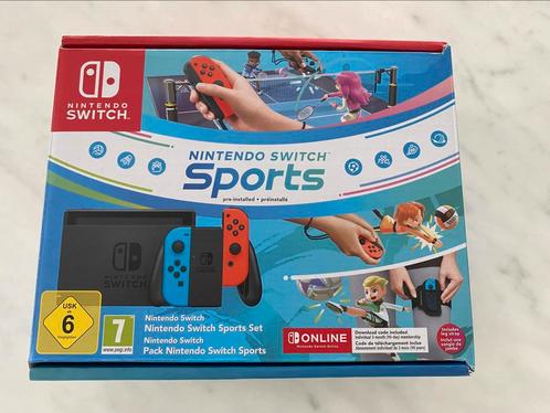 Nintendo Switch Sports Set incl 8 mnd fabrieksgarantie, Games en Spelcomputers, Spelcomputers | Nintendo Switch, Zo goed als nieuw
