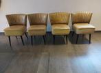 Stoelen, Huis en Inrichting, Ophalen, Gebruikt, Leer, Vier