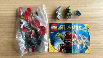 Lego Atlantis 8057, complet, Enlèvement ou Envoi, Utilisé, Ensemble complet, Lego