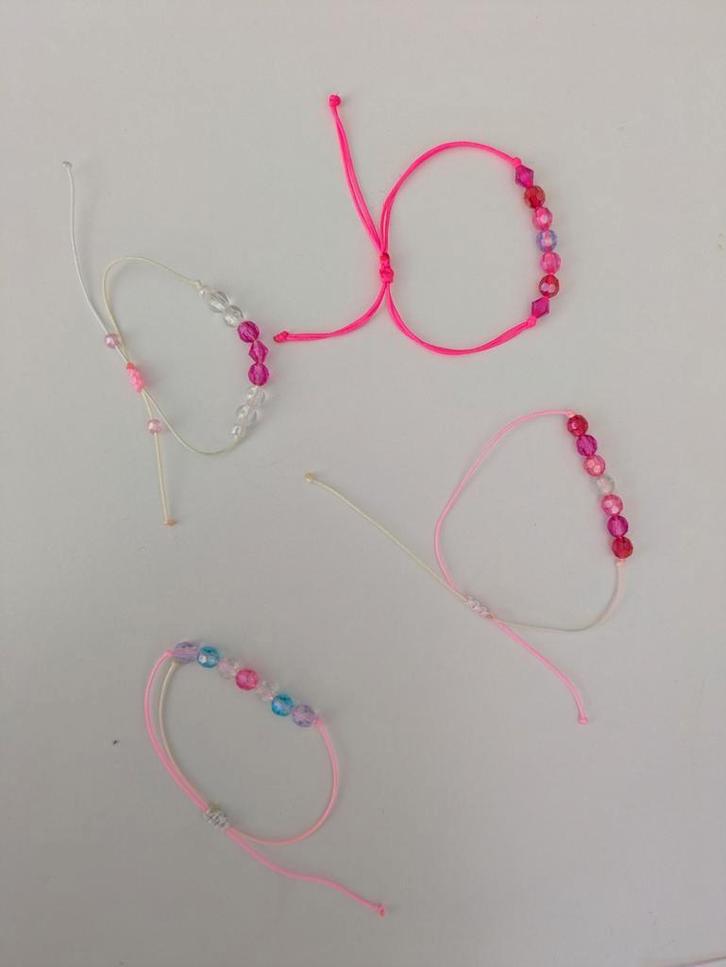 Handgemaakte armbandjes met schuifknoop, Handtassen en Accessoires, Armbanden, Ophalen of Verzenden