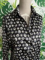 blouse vintage print - CNB - S, Kleding | Dames, Zwart, Ophalen of Verzenden, Zo goed als nieuw, Cnb