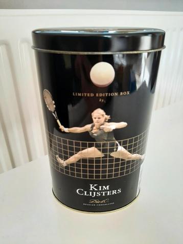 blikken doos chocolatier Duc d'O , Kim Clijsters, vintage beschikbaar voor biedingen