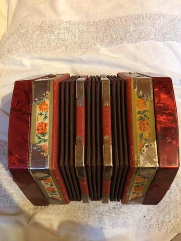 Concertina, Musique & Instruments, Accordéons, Envoi, Utilisé, Autres formats, Accordéon à boutons