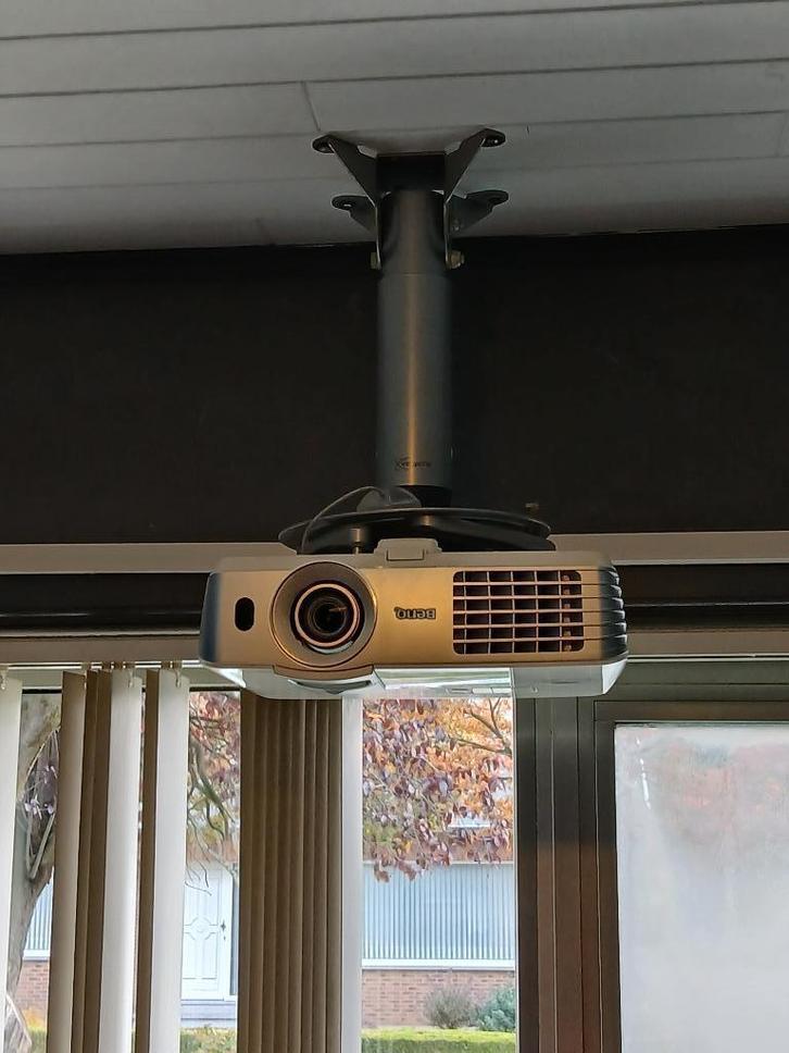 Beamer Benq W1070 Complete 3D thuisbioscoop, Audio, Tv en Foto, Beamers, Gebruikt, DLP, Full HD (1080), Ophalen