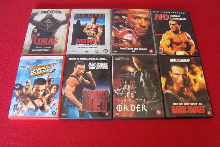 35 dvd's met jean-claude van damme, Cd's en Dvd's, Dvd's | Actie, Actie, Ophalen of Verzenden