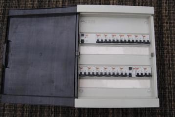 Zekeringkast 36 modulen, bedraad 2 x 230 volt. beschikbaar voor biedingen