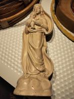 Mariabeeld met kind in gips.kunstenaar.Guelfi.Art deco., Antiek en Kunst, Antiek | Religieuze voorwerpen, Ophalen