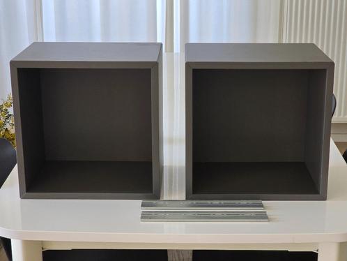 Moderne Wandkasten – Set van 2, Huis en Inrichting, Kasten | Wandmeubels, Zo goed als nieuw, Minder dan 100 cm, Minder dan 150 cm