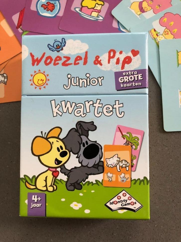 Kwartet Woezel en Pip - Junior, Kinderen en Baby's, Speelgoed | Educatief en Creatief, Zo goed als nieuw, Ontdekken, Ophalen of Verzenden