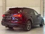 Audi Q7 55 TFSi e PHEV S Line Shadow Matrix-BOSE-360CAM-BTW, Auto's, Audi, Automaat, 2995 cc, Alcantara, Zwart