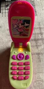 Minnie mousse telefoontje met geluid en lampje., Kinderen en Baby's, Ophalen of Verzenden, Zo goed als nieuw