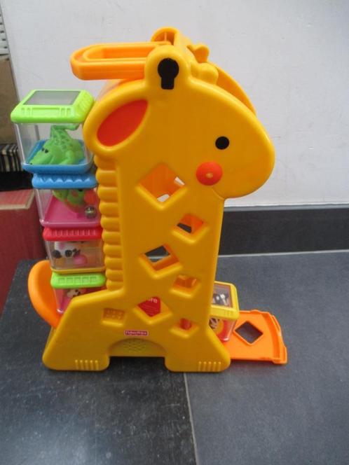 Fisher Price giraf met 5 educatieve blokken + geluid, Enfants & Bébés, Jouets | Fisher-Price, Utilisé, Set de jeu, Sonore, Enlèvement ou Envoi