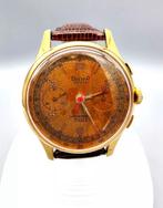 Dreffa Genève Rare Chronographe Vintage - Remise à Neuf Pro, Handtassen en Accessoires, Horloges | Heren, Overige materialen, Leer